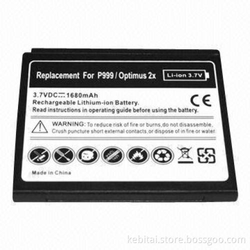 Mobile Phone Battery, Suitable for LG P999, with 1,700mAh High Capacity